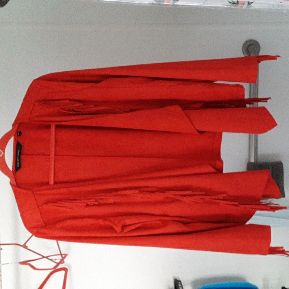 Colleen Lopez faux suede fringe jacket. Bought it from HSN a few months ago and.